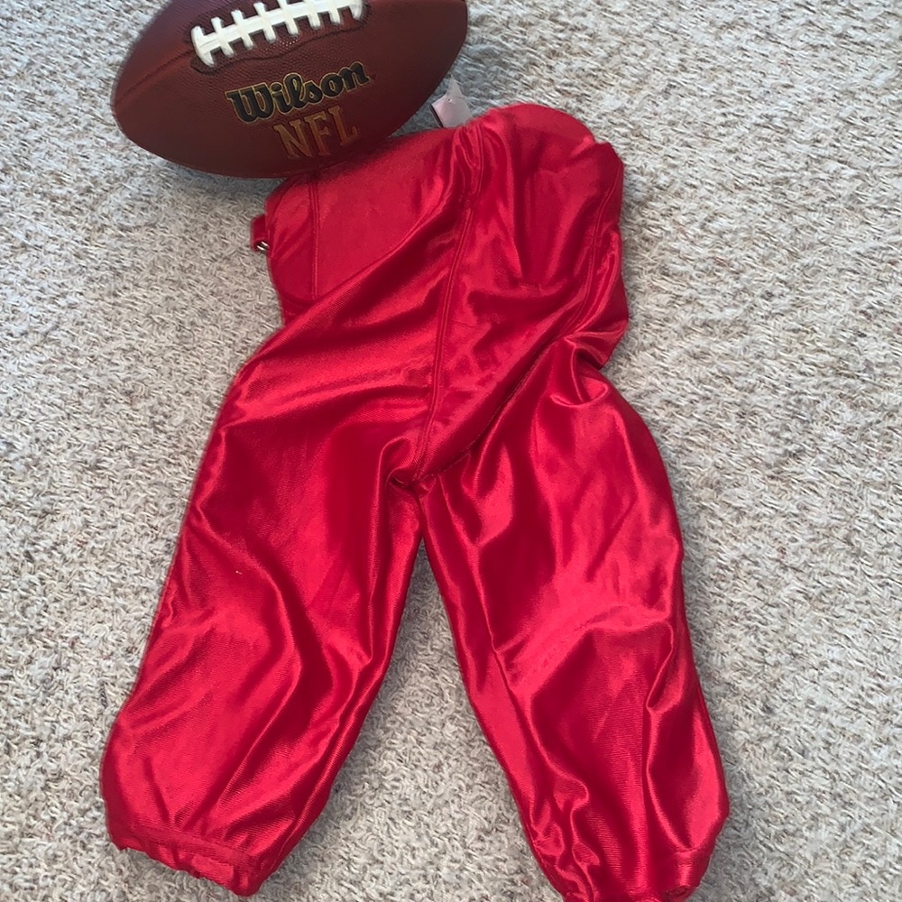 🆕CRAMER⭐️Red🏈FOOTBALL PANTS with Pads🏈